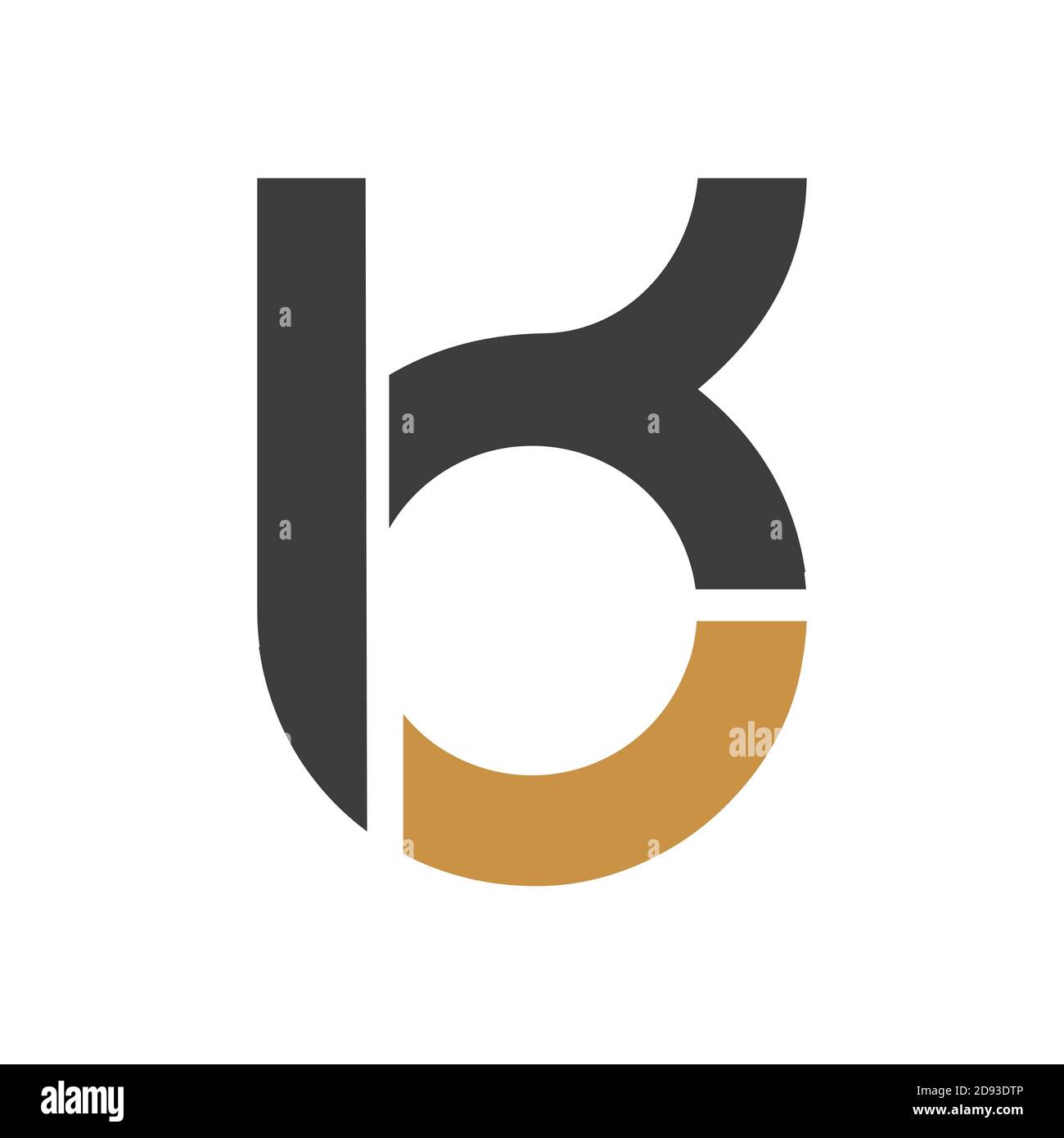 Initial letter ko logo or ok logo vector design template Stock Vector ...