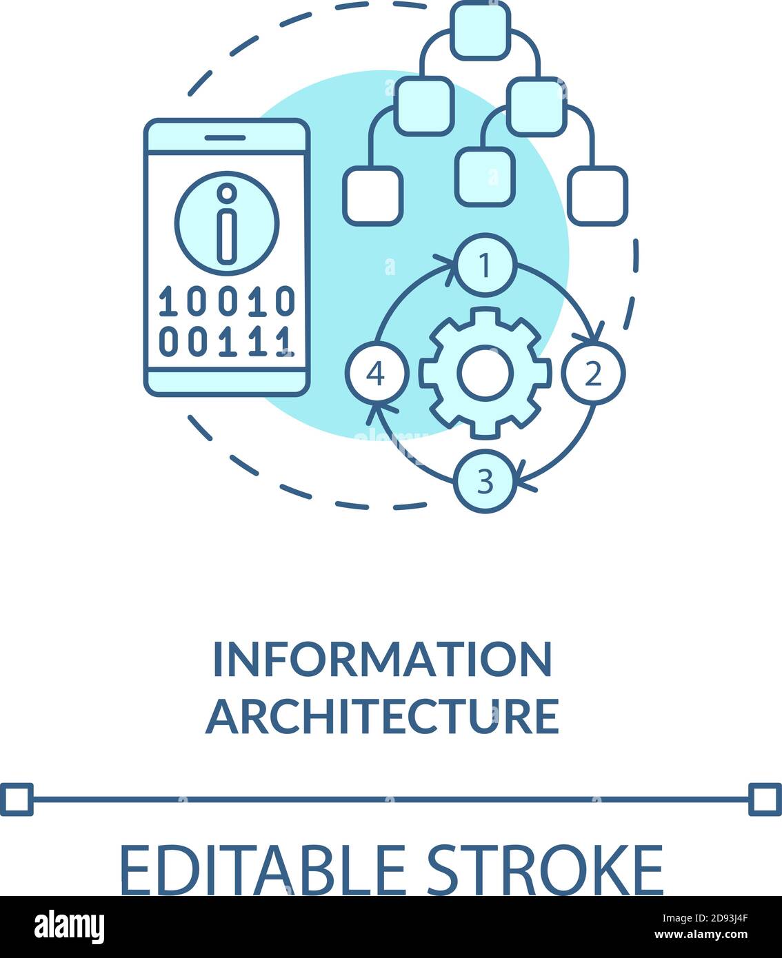 Information architecture concept icon Stock Vector Image & Art - Alamy