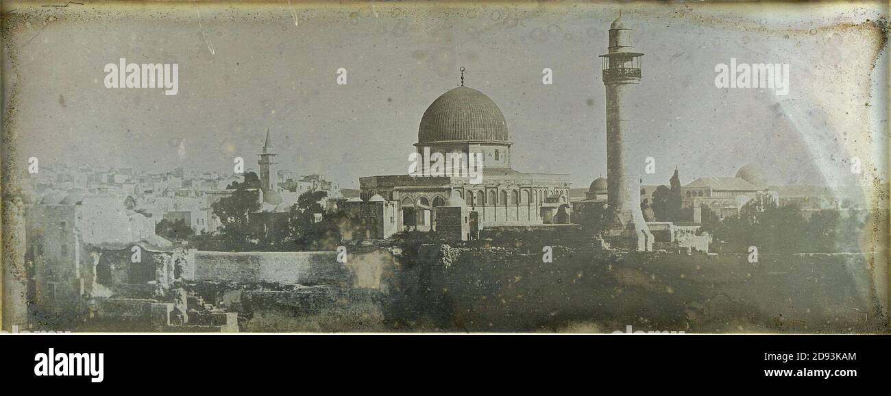 Jérusalem, esplanade du Temple de Salomon, Dôme du Rocher. Stock Photo