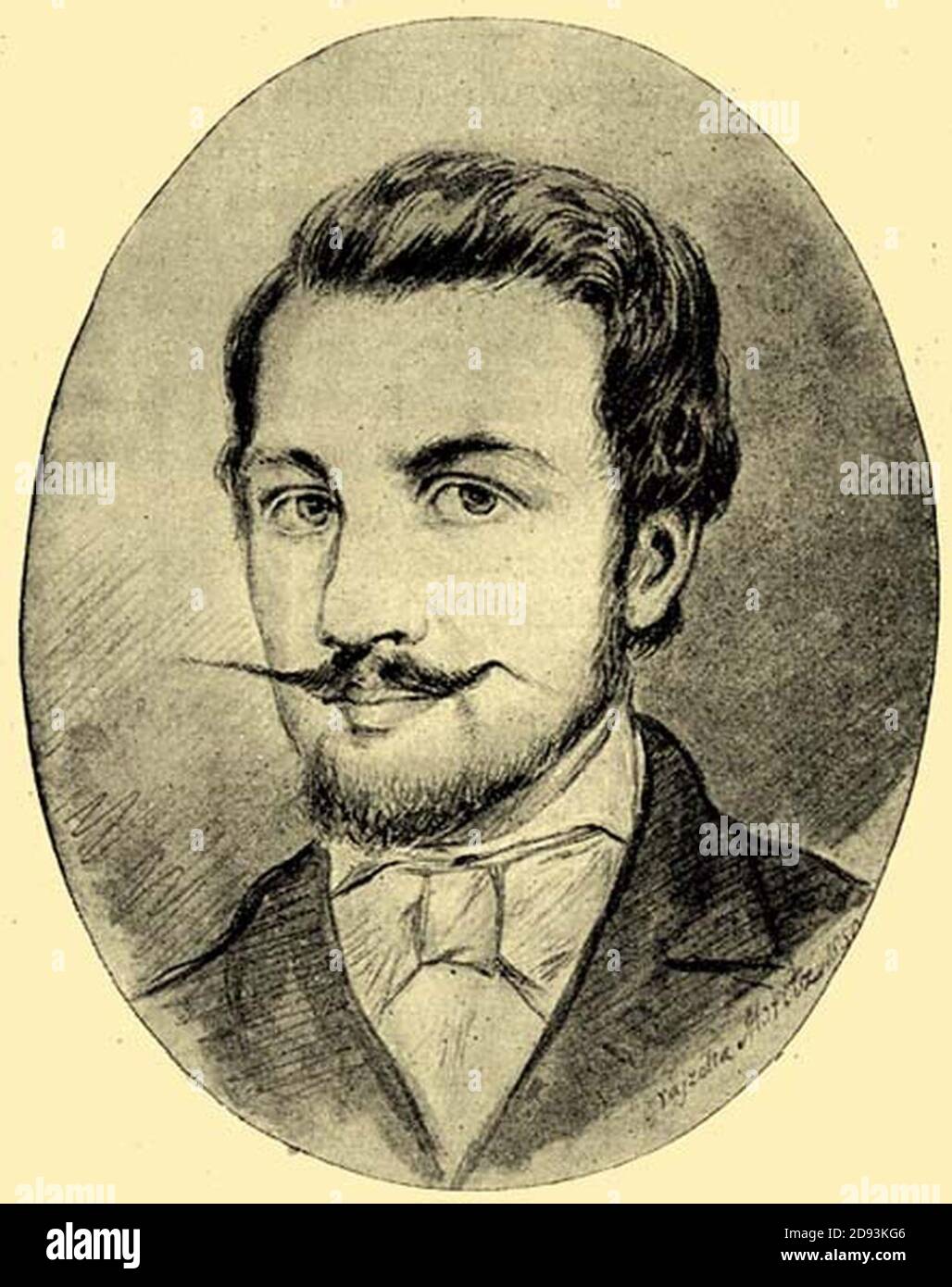 Jókai 1850. Stock Photo