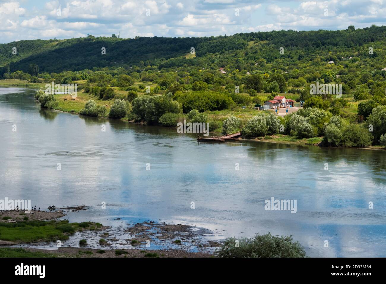 Dniester River, Soroca, Moldova Stock Photo