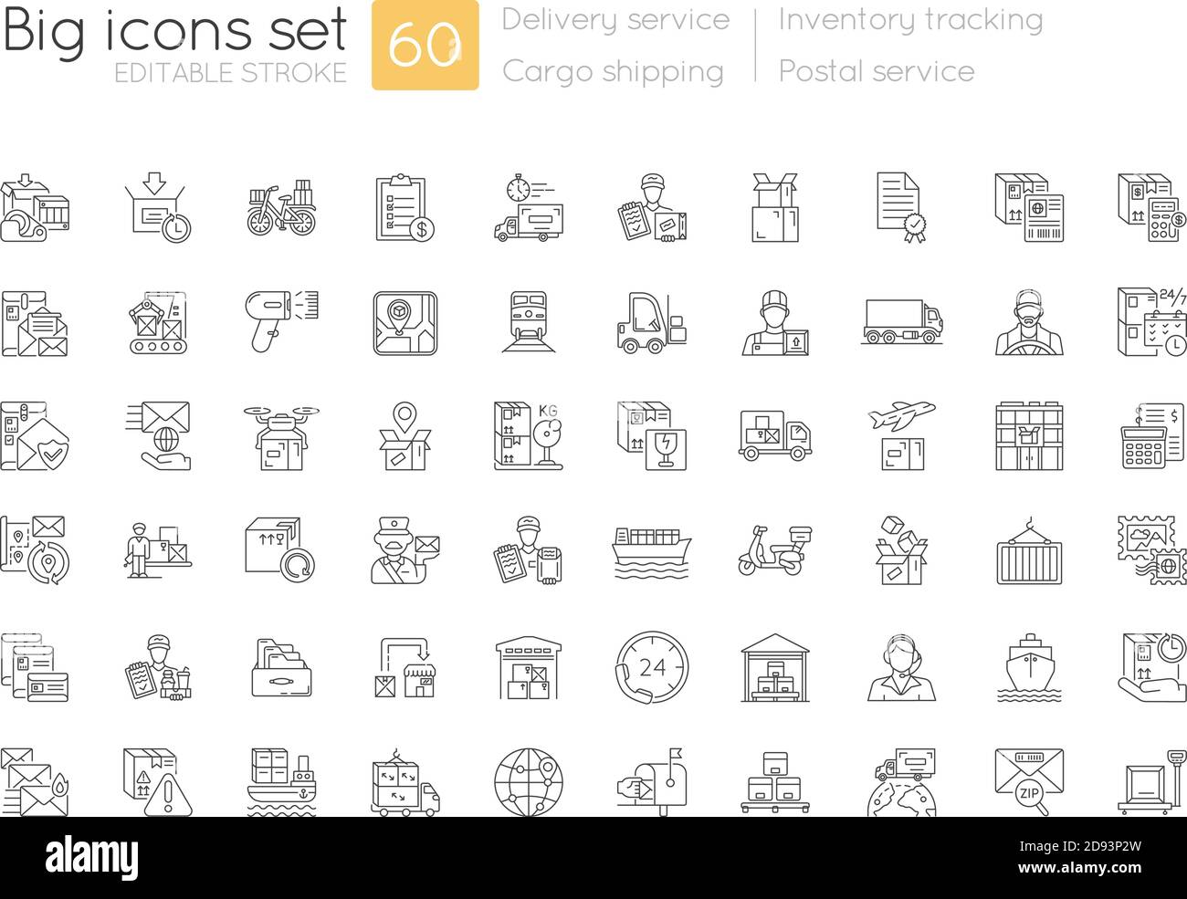 Cargo container inspection Stock Vector Images - Alamy