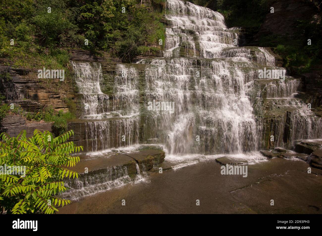Hector Falls, New York Stock Photo Alamy