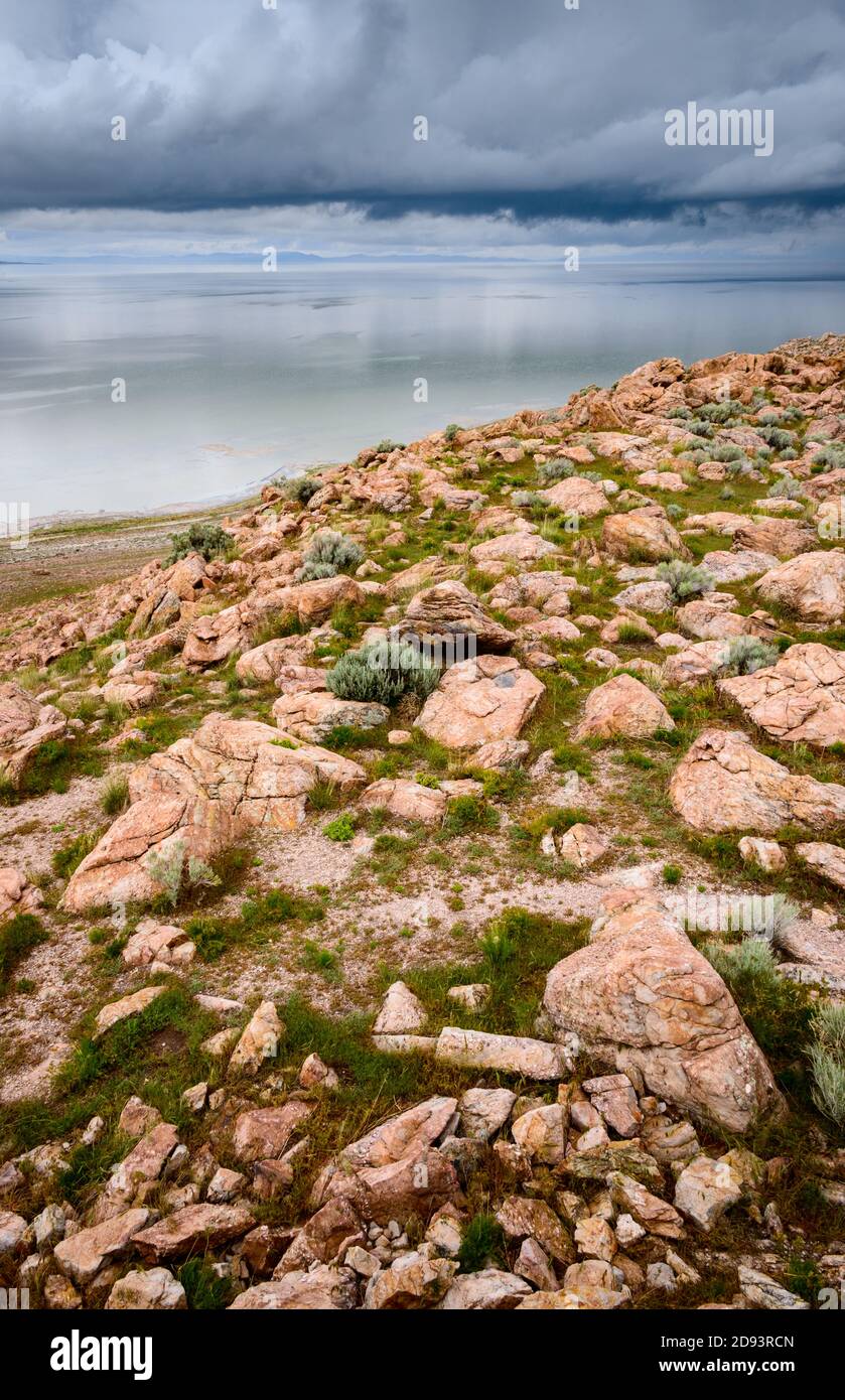 Antelope Island State Park Stock Photo