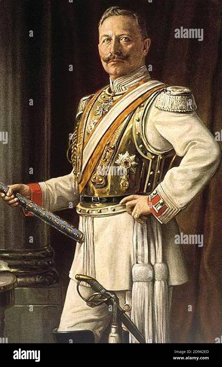 Kaiser Guglielmo II Stock Photo Alamy