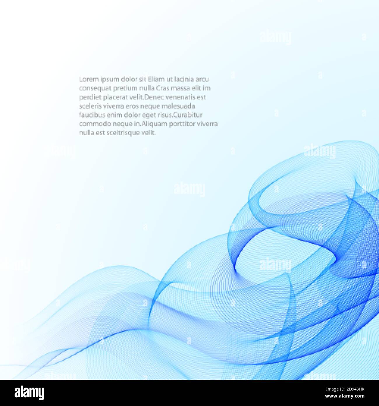 Elegant blue wave background design Blue flow wave Stock Vector Image