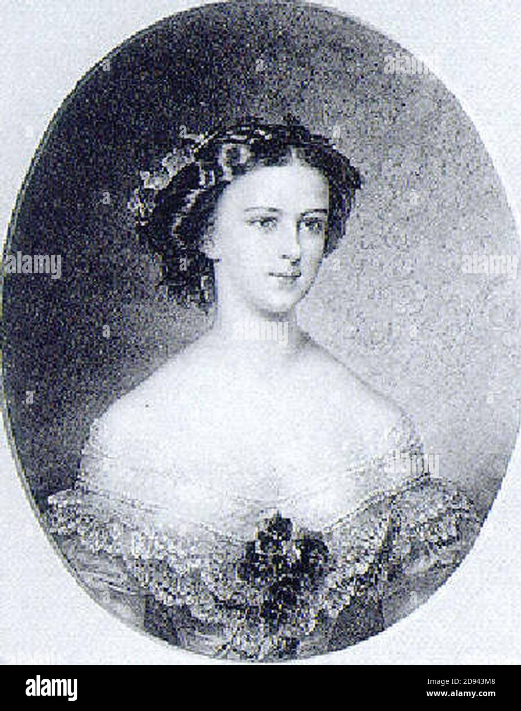 Kaiserin ElisabethFranz Xaver Stöber1855 Stock Photo Alamy