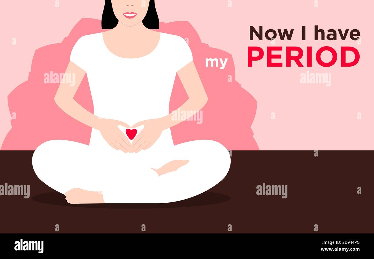 Menstruation Vector Template For Poster And Banner With Copy Space Stock Vector Image And Art Alamy 2069