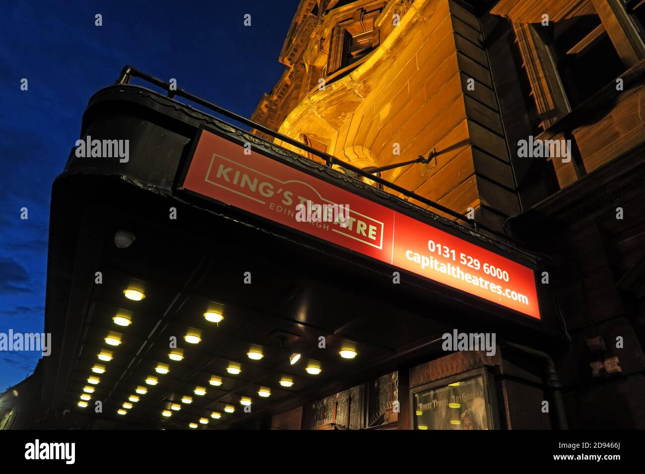 King's Theatre, 2 Leven St, Tollcross, Edinburgh, Scotland, UK,  EH3 9LQ Stock Photo