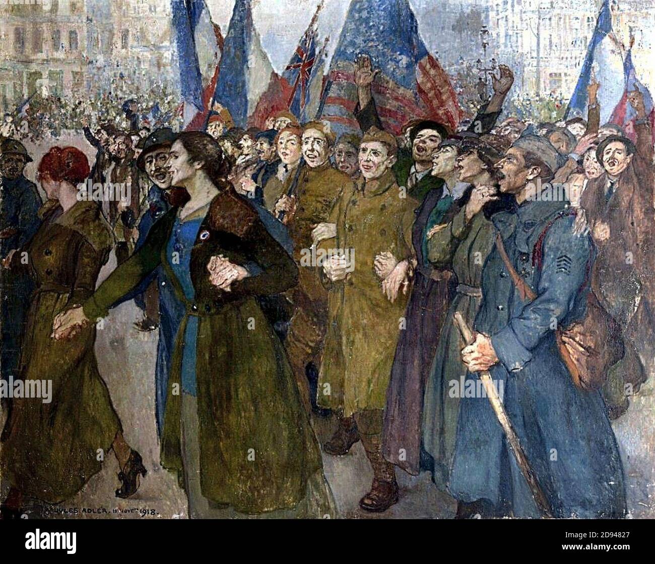 Jules Adler L‥99armistice de 1918. 1919 Stock Photo Alamy