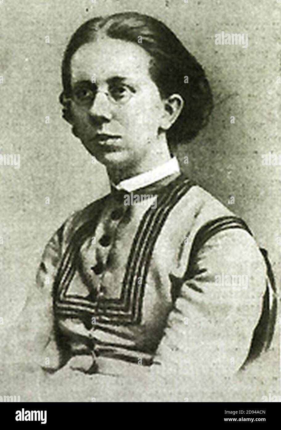 Julia Lermontova (1846-1919). Stock Photo