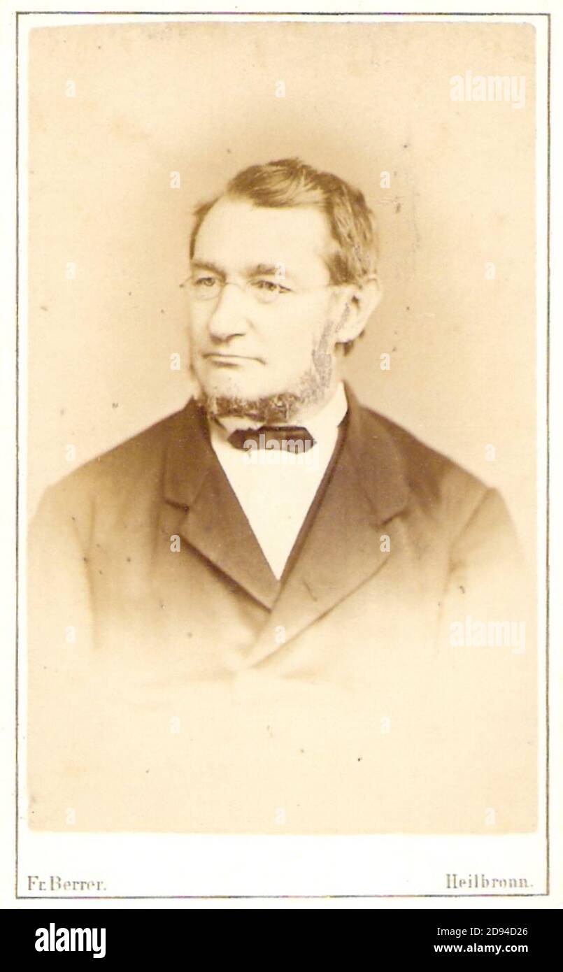 Julius Robert Mayer von Friedrich Berrer. Stock Photo