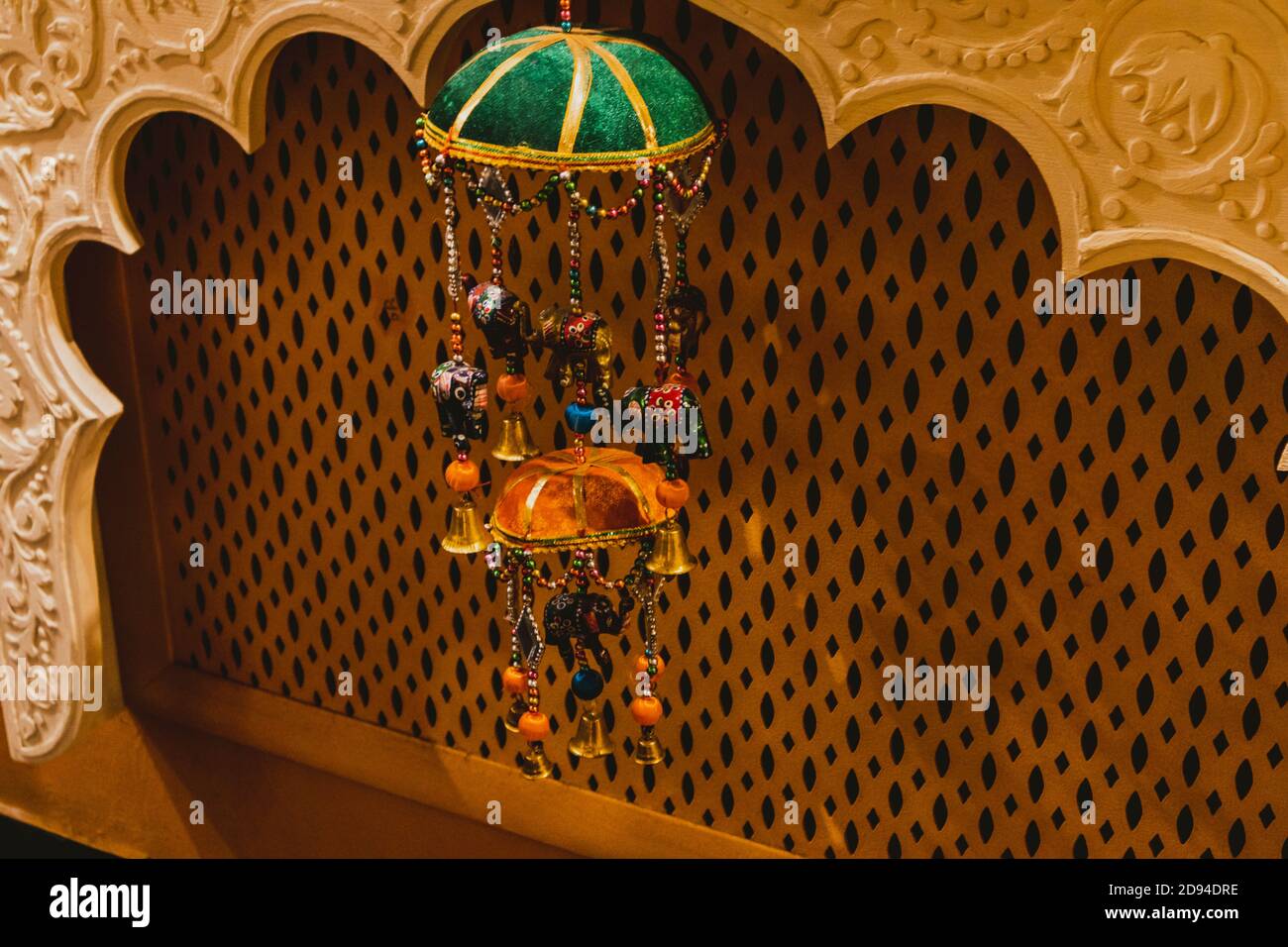 Wind chime Indian decorative religious accessory folk wisdom Stock