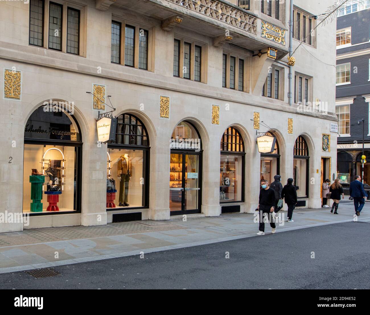 Salvatore Ferragamo store, Old Bond Street, London Stock Photo - Alamy