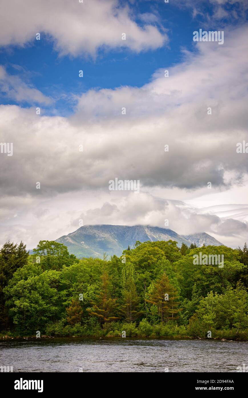 Maine North Woods Stock Photo Alamy