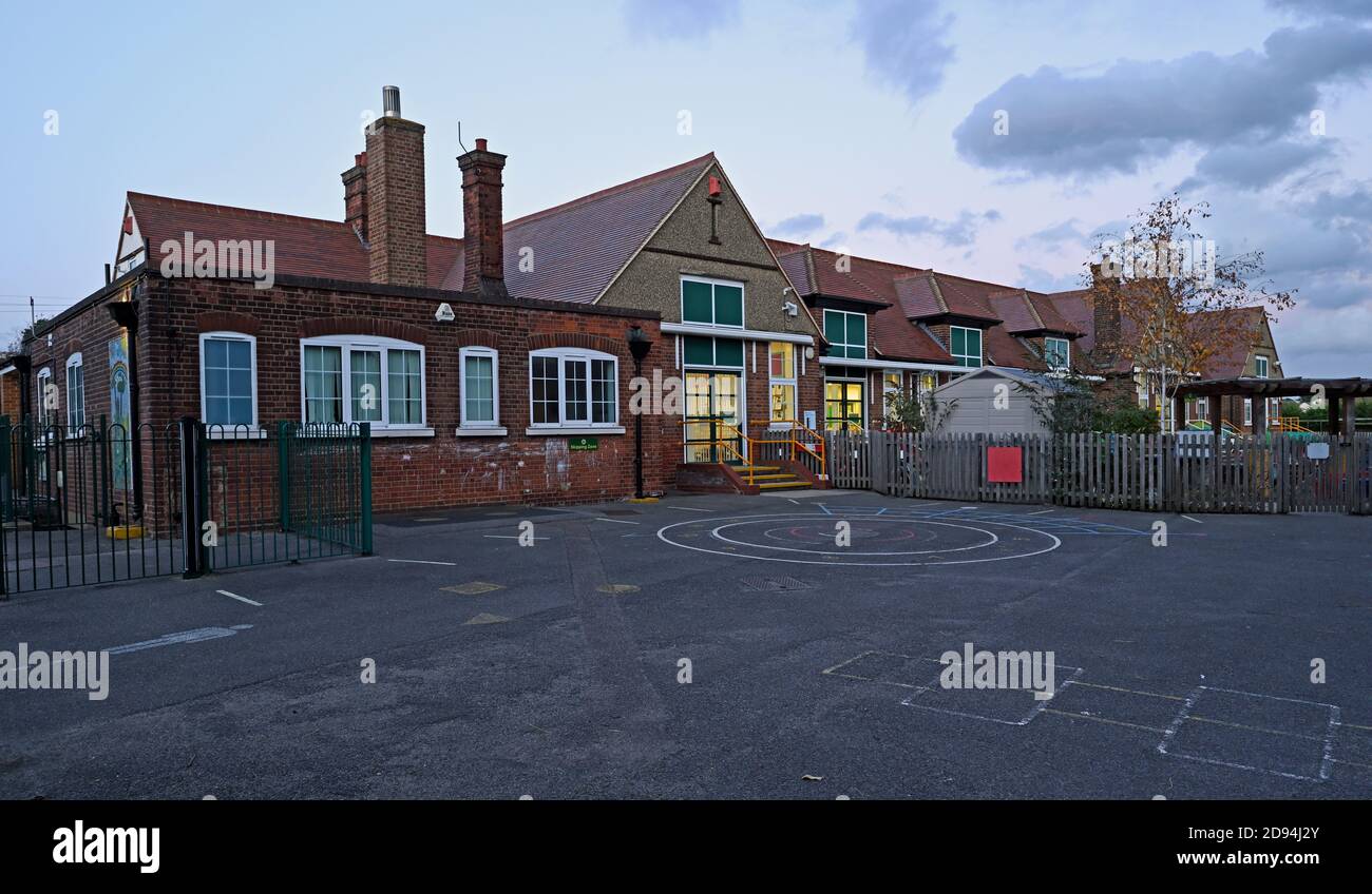 The Primary School (Infants) at Irvon Hill and Market Road, Wickford, Essex. UK Stock Photo