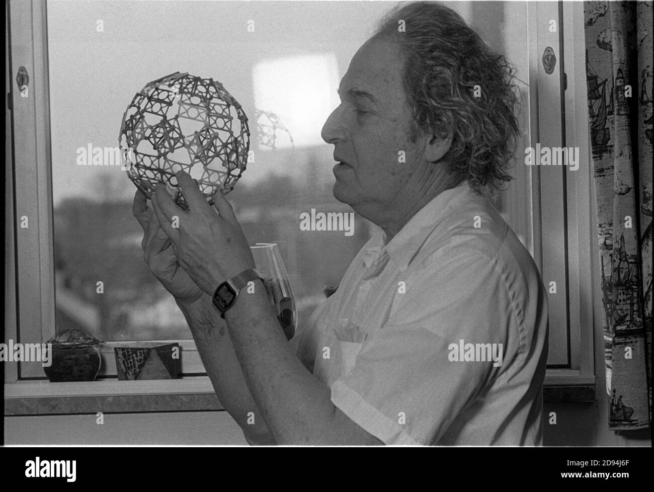 Nobel prize winner in Chemistry, Herbert A. Hauptman on June 2, 1985 in Buffalo, New York. Photo by Francis Specker Stock Photo