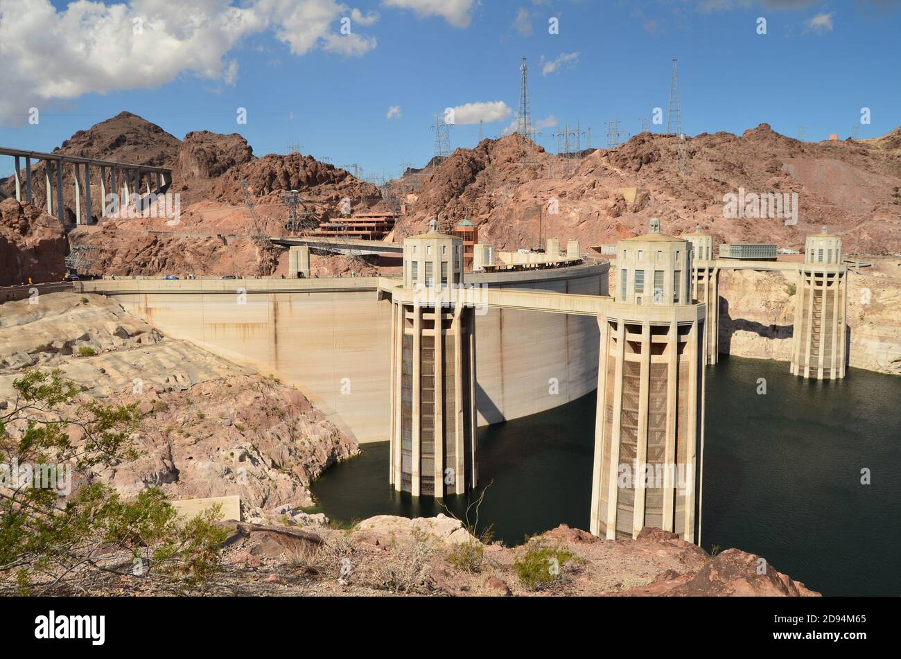 Famous historic Hoover Dam in Nevada Stock Photo Alamy