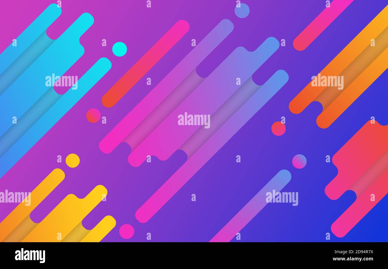 Abstract geometric element gradient color modern design vector background Stock Vector