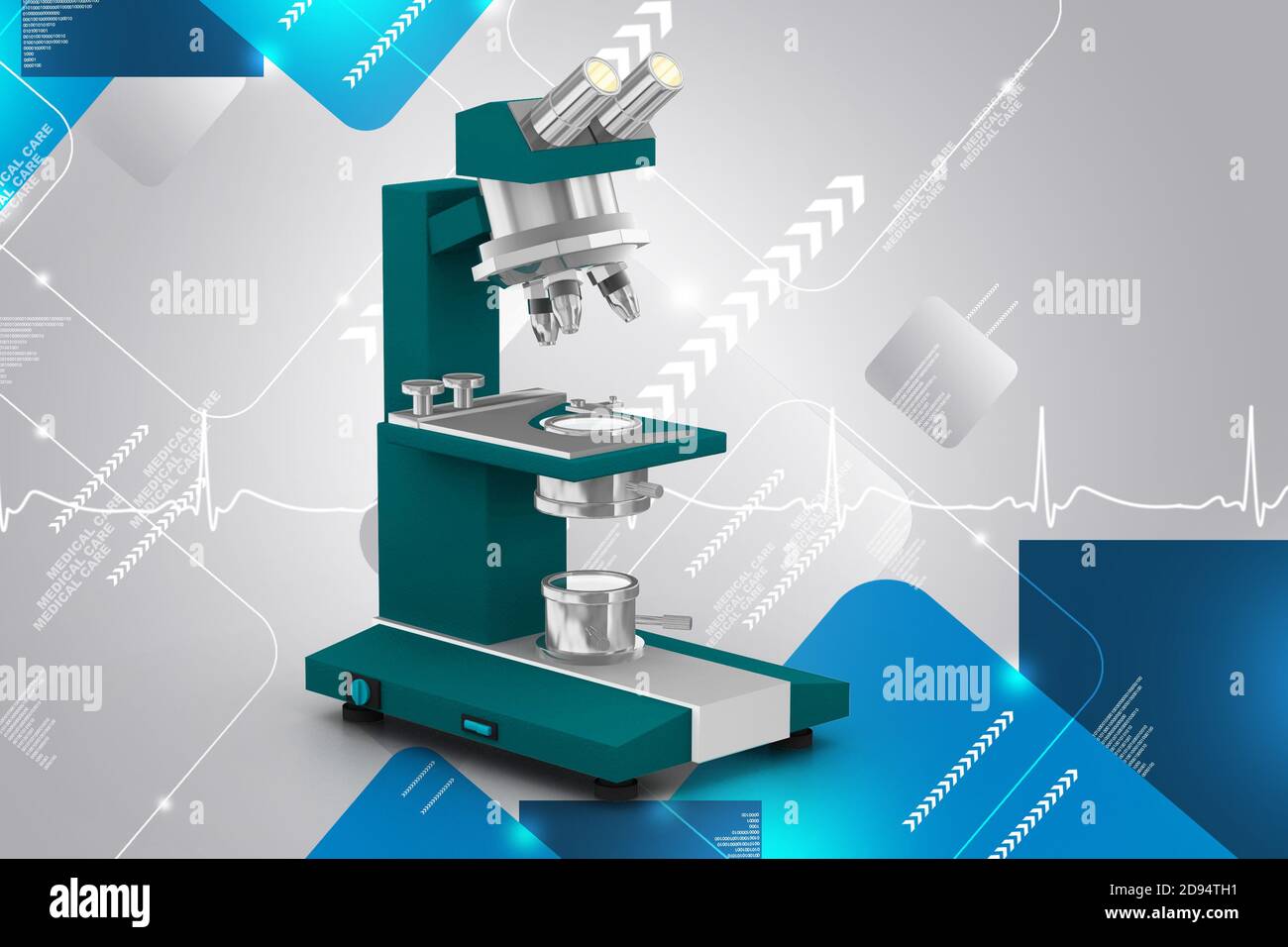 Microscope equipment color icon hi-res stock photography and images - Alamy