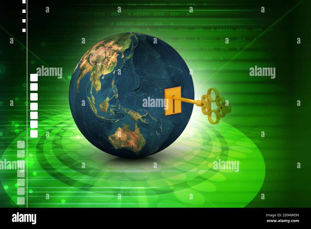 Key of the world Stock Photo - Alamy