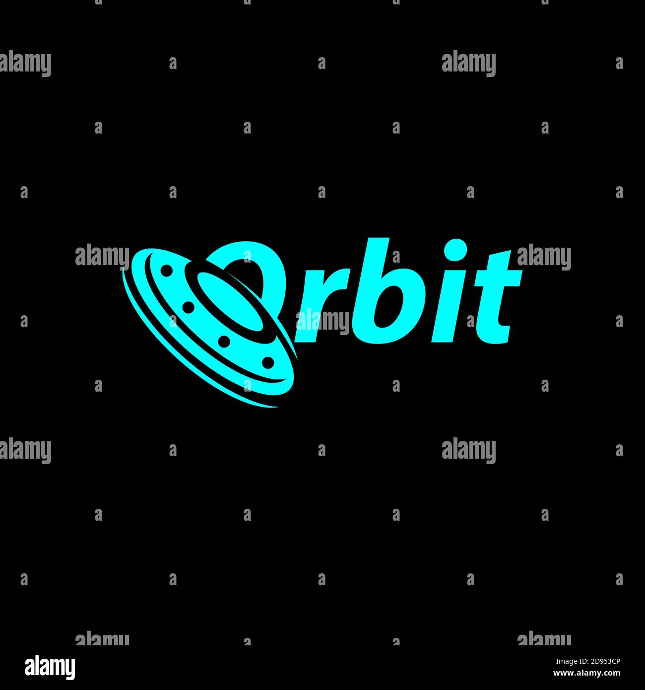 Orbit Tech Logo Template Design. Creative Vector Emblem, for Icon or Design Concept. Stock Vector