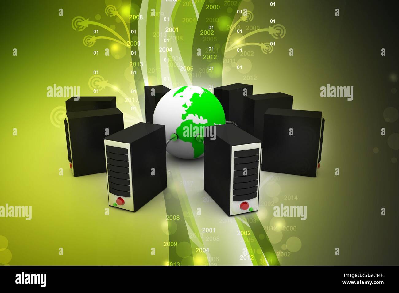 Global computer network Stock Photo - Alamy