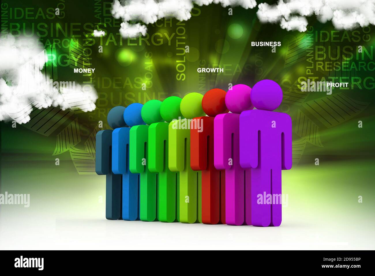 Group of people in line Stock Photo - Alamy