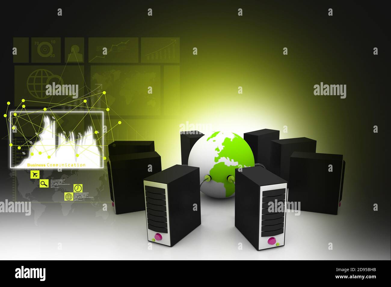 Global computer network Stock Photo - Alamy