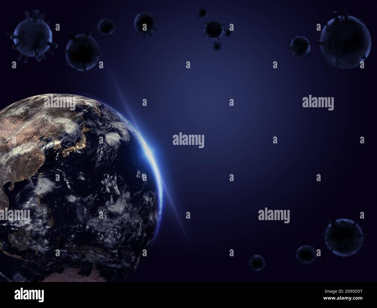 World Corona Virus Mockup 3D Rendering Design Stock Photo - Alamy