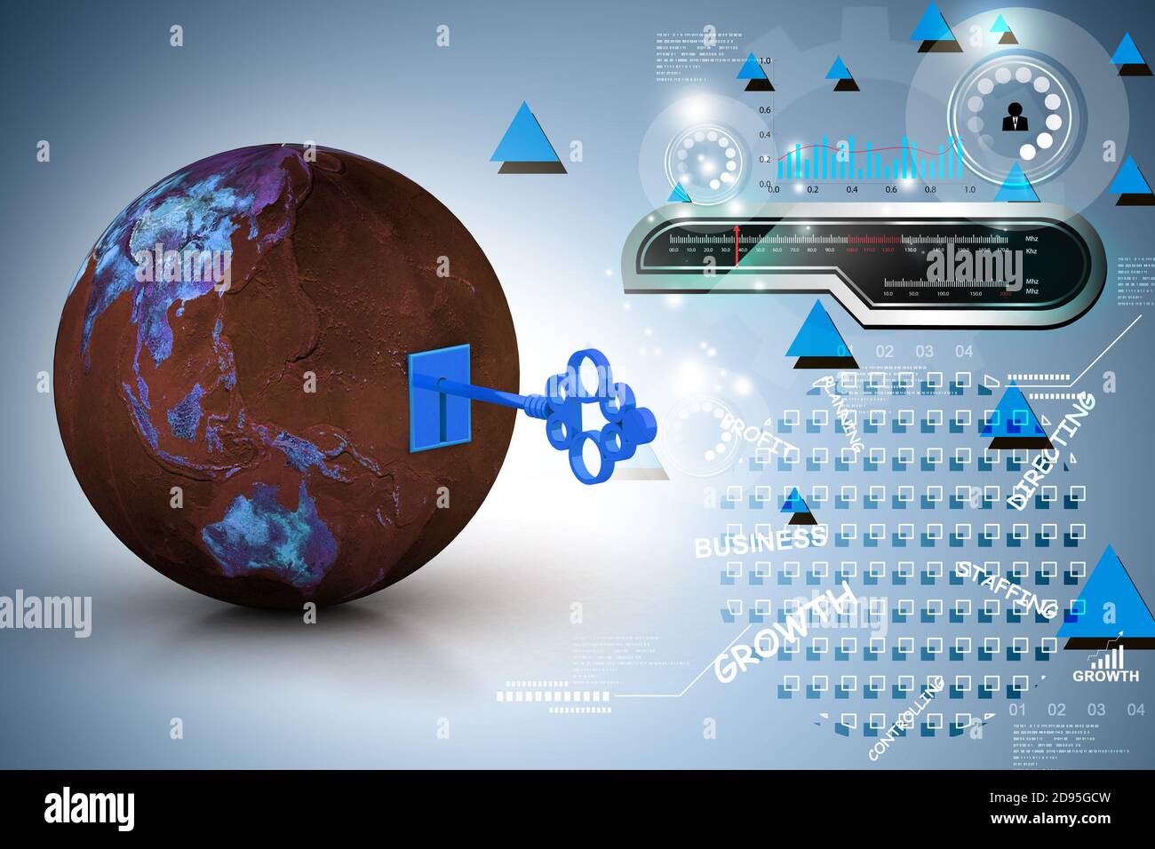Key of the world Stock Photo - Alamy