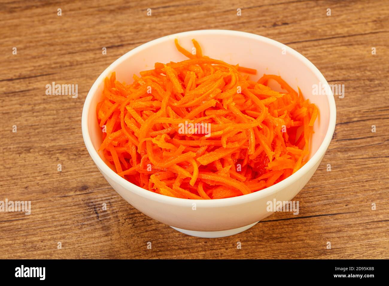 Spicy Korean carrot in the bowl Stock Photo Alamy