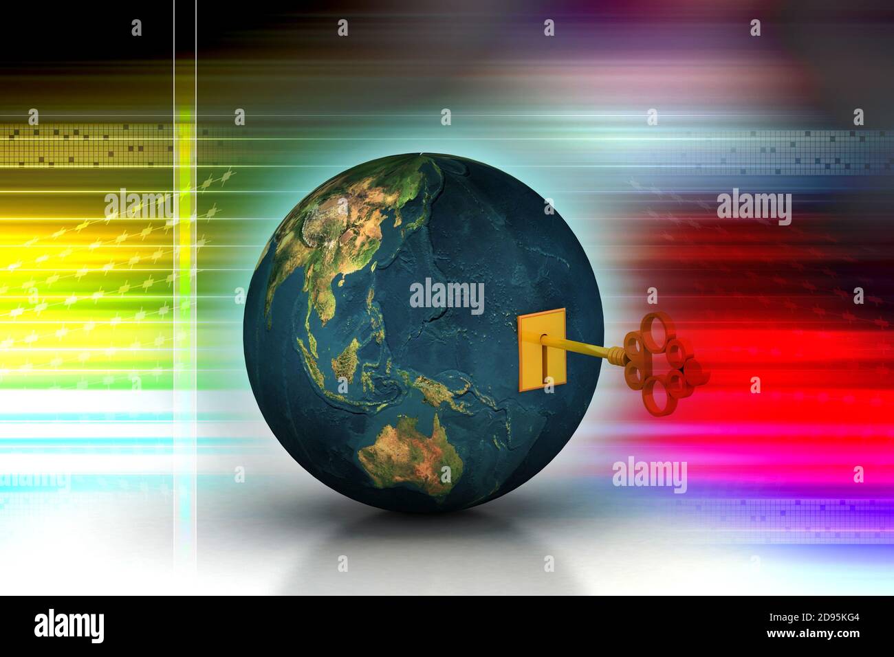 Key of the world Stock Photo - Alamy