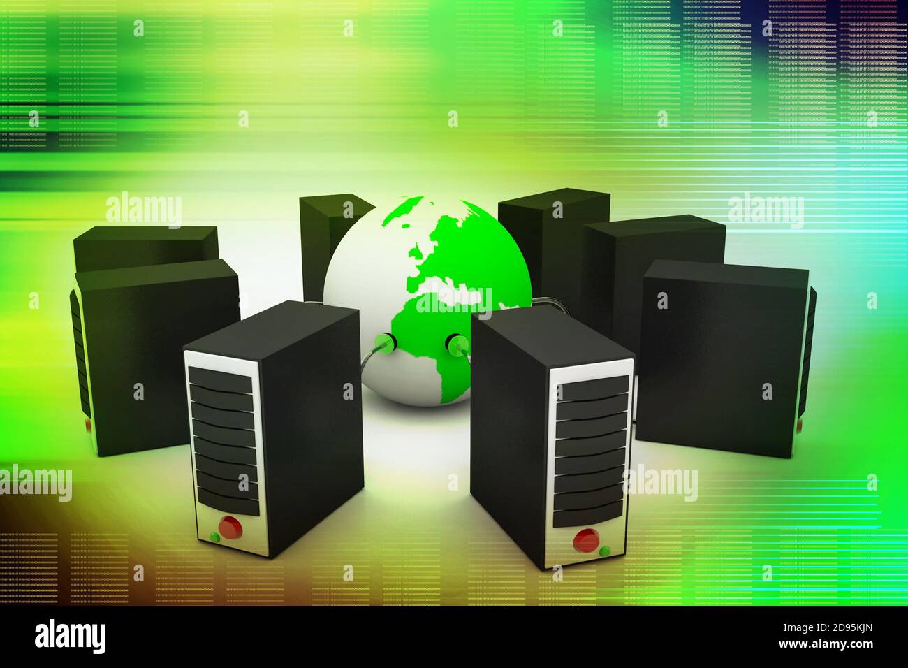 Global computer network Stock Photo - Alamy
