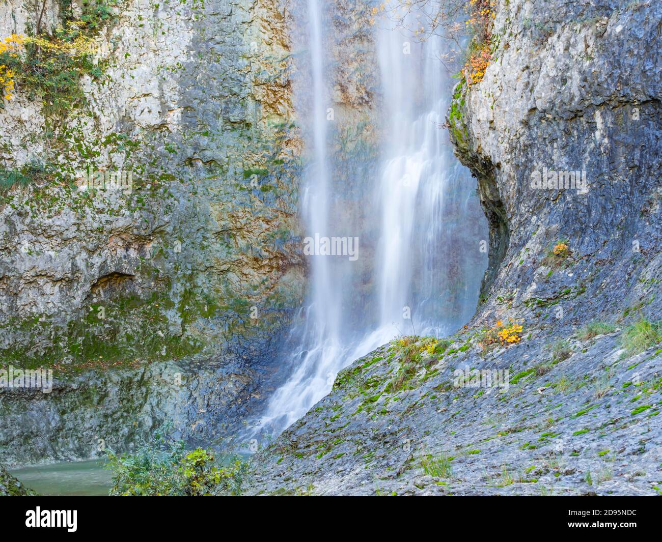 Benkovski slap waterfall near Pican in Croatia Europe Stock Photo