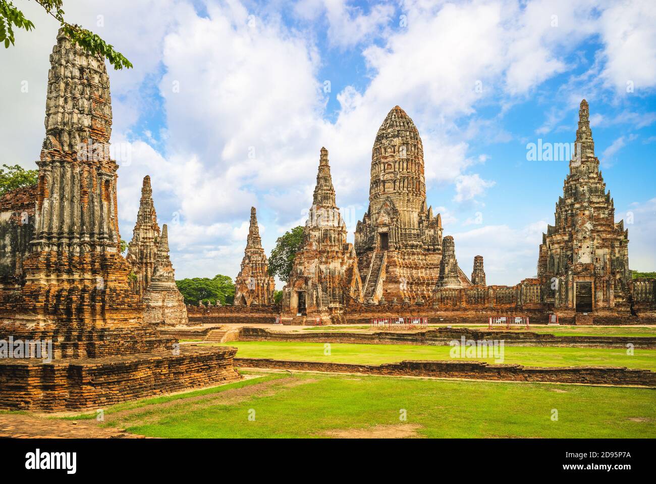 Wat Chaiwatthanaram at ayutthaya, thailand Stock Photo