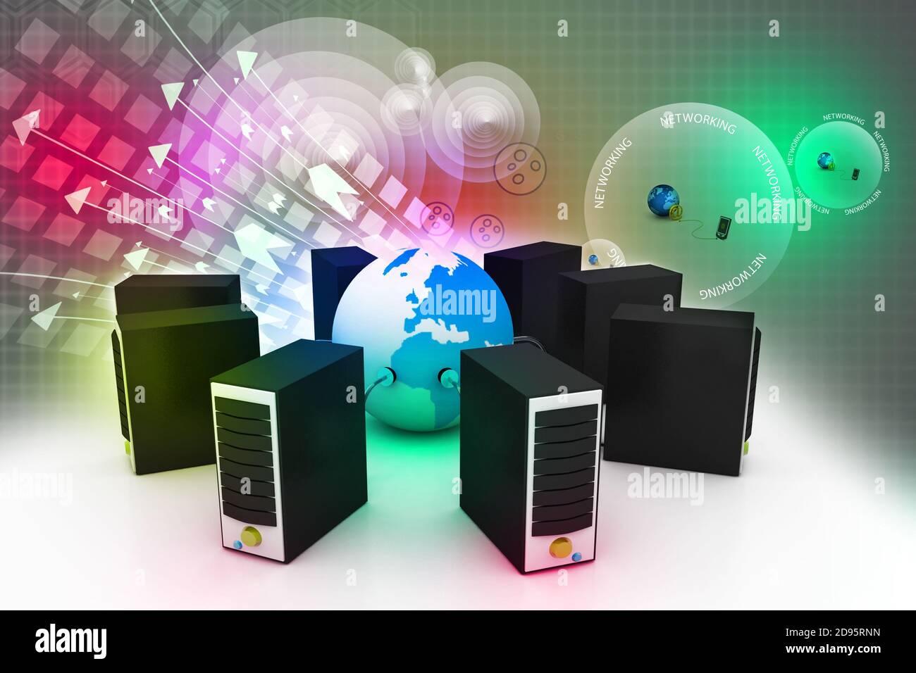 Global computer network Stock Photo - Alamy