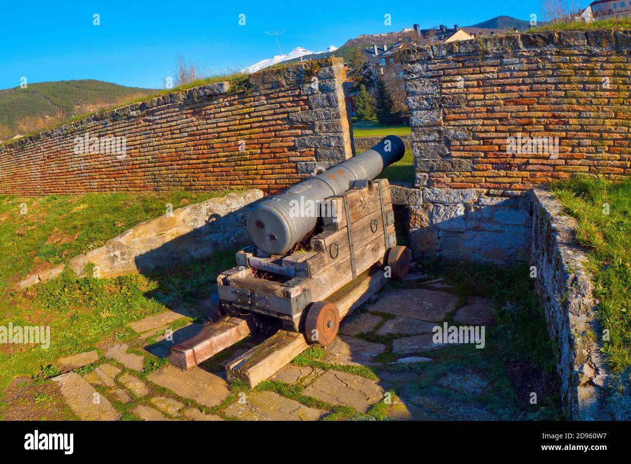 Saint Peter's Castle, Citadel of Jaca, Castillo de San Pedro, Ciudadela de Jaca, 16th Century Fortress, Spain National Heritage Site, Spanish Stock Photo