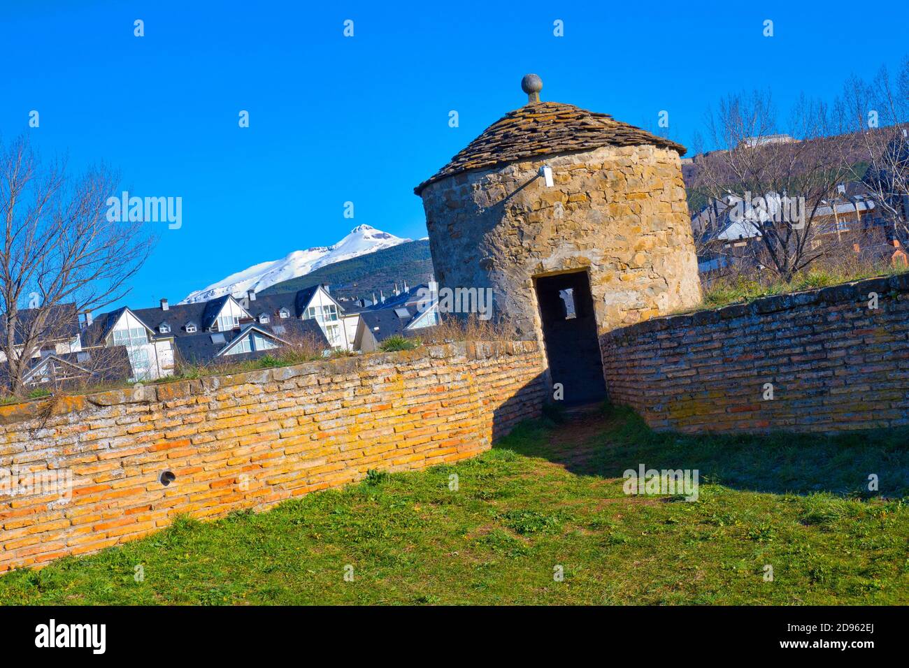 Saint Peter's Castle, Citadel of Jaca, Castillo de San Pedro, Ciudadela de Jaca, 16th Century Fortress, Spain National Heritage Site, Spanish Stock Photo