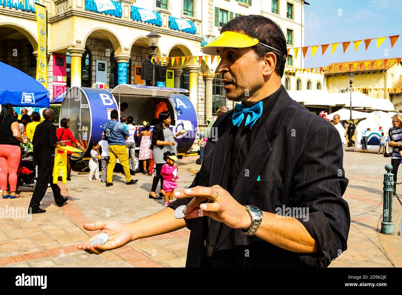 Johannesburg, South Africa September 22, 2012 Street Magician