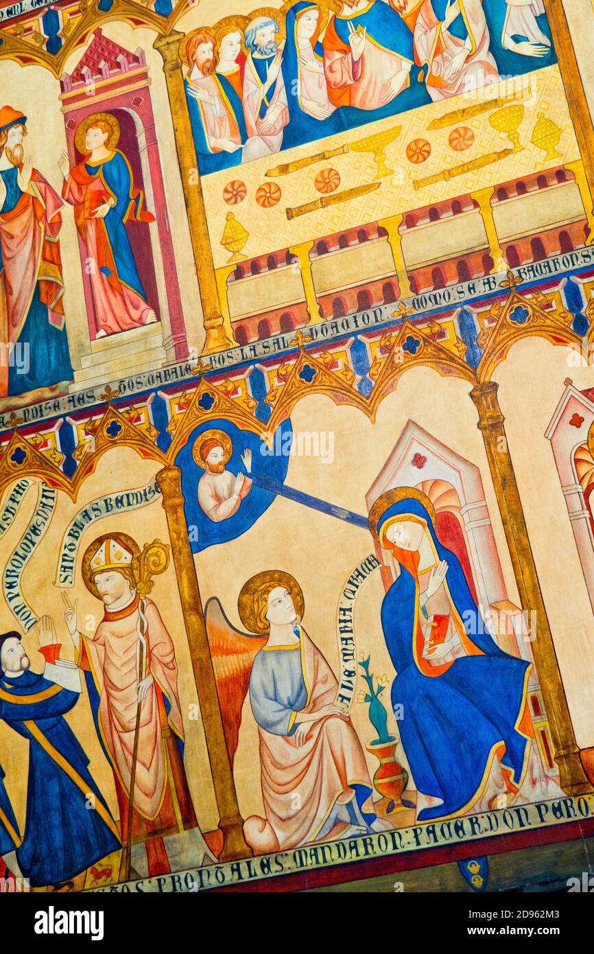 Ghotic Altarpiece Replica, TowerChapel of Virgen del Cabello, Quejana