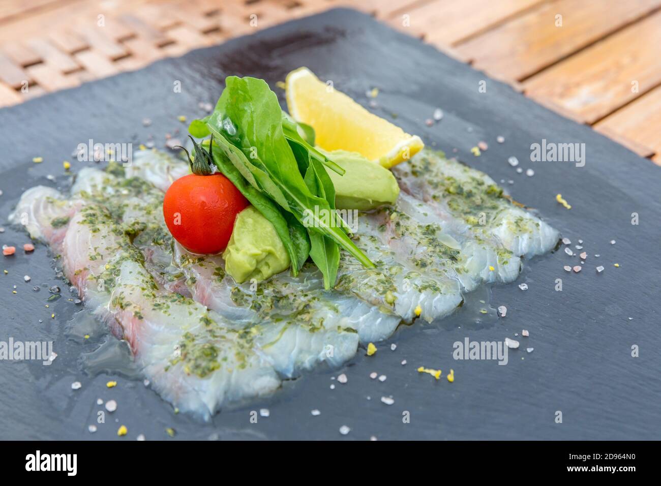 Sea bass sashimi hires stock photography and images Alamy