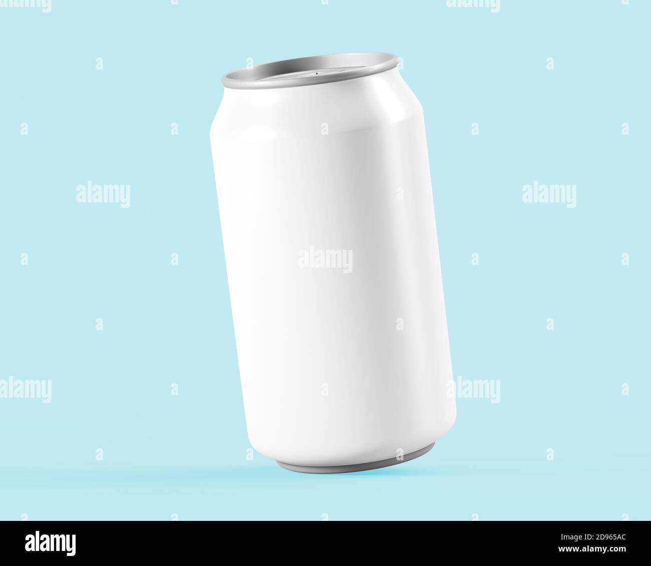 Beer can floating mock up 3d rendering Stock Photo - Alamy