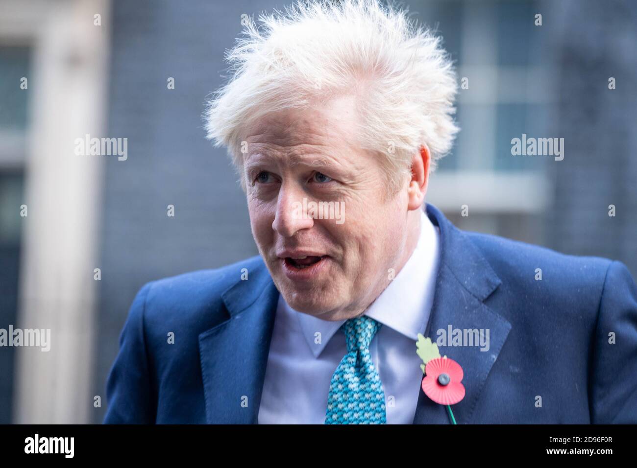 London, UK. 03rd Nov, 2020. Boris Johnson, MP Prime Minister leaves 10 Downing Street for a cabinet meeting at FCO London. Credit: Ian Davidson/Alamy Live News Stock Photo