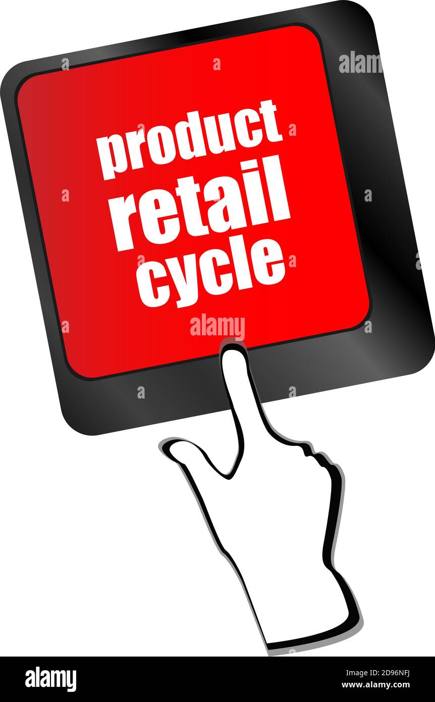 product retail cycle key in place of enter key Stock Photo - Alamy