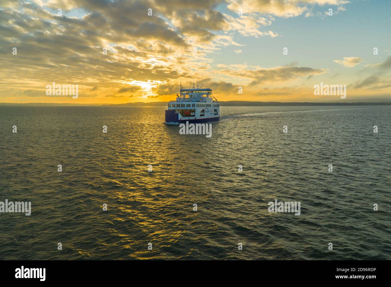 Lymington yarmouth car ferry hi-res stock photography and images - Alamy