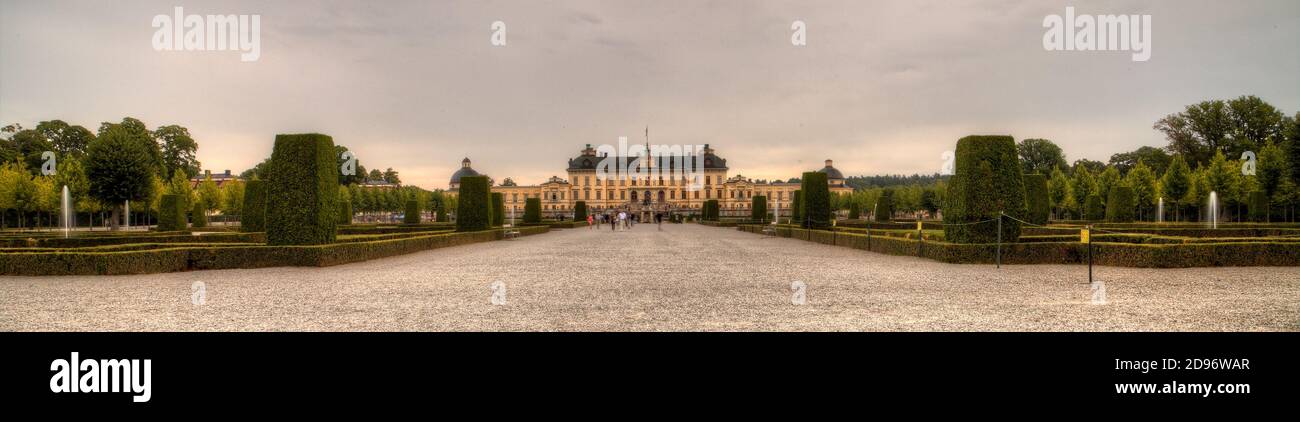 The castle Dronttingholm in Stockhom Sweden Stock Photo