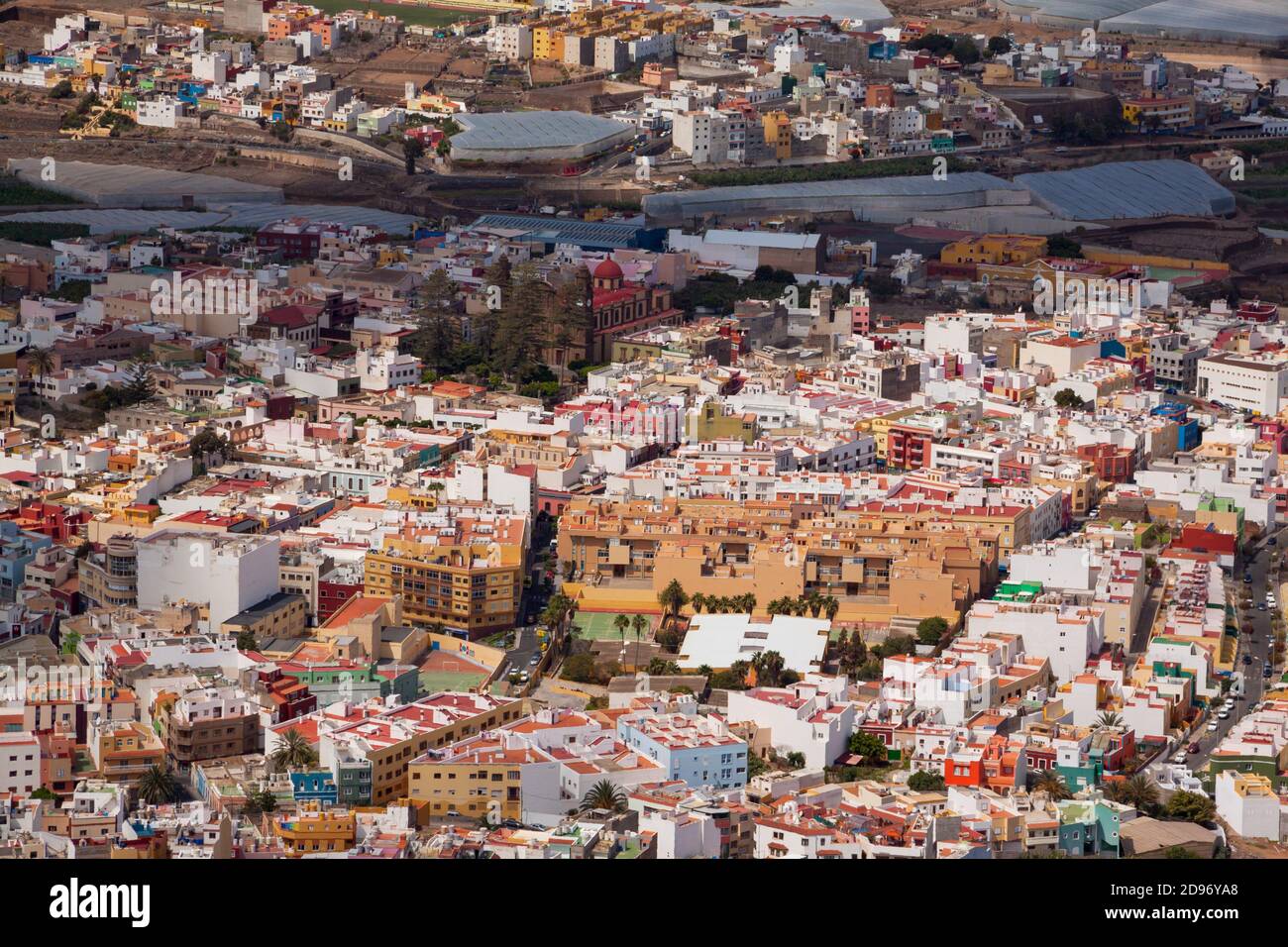 Landscape of the municipality of Gáldar - Stock Image