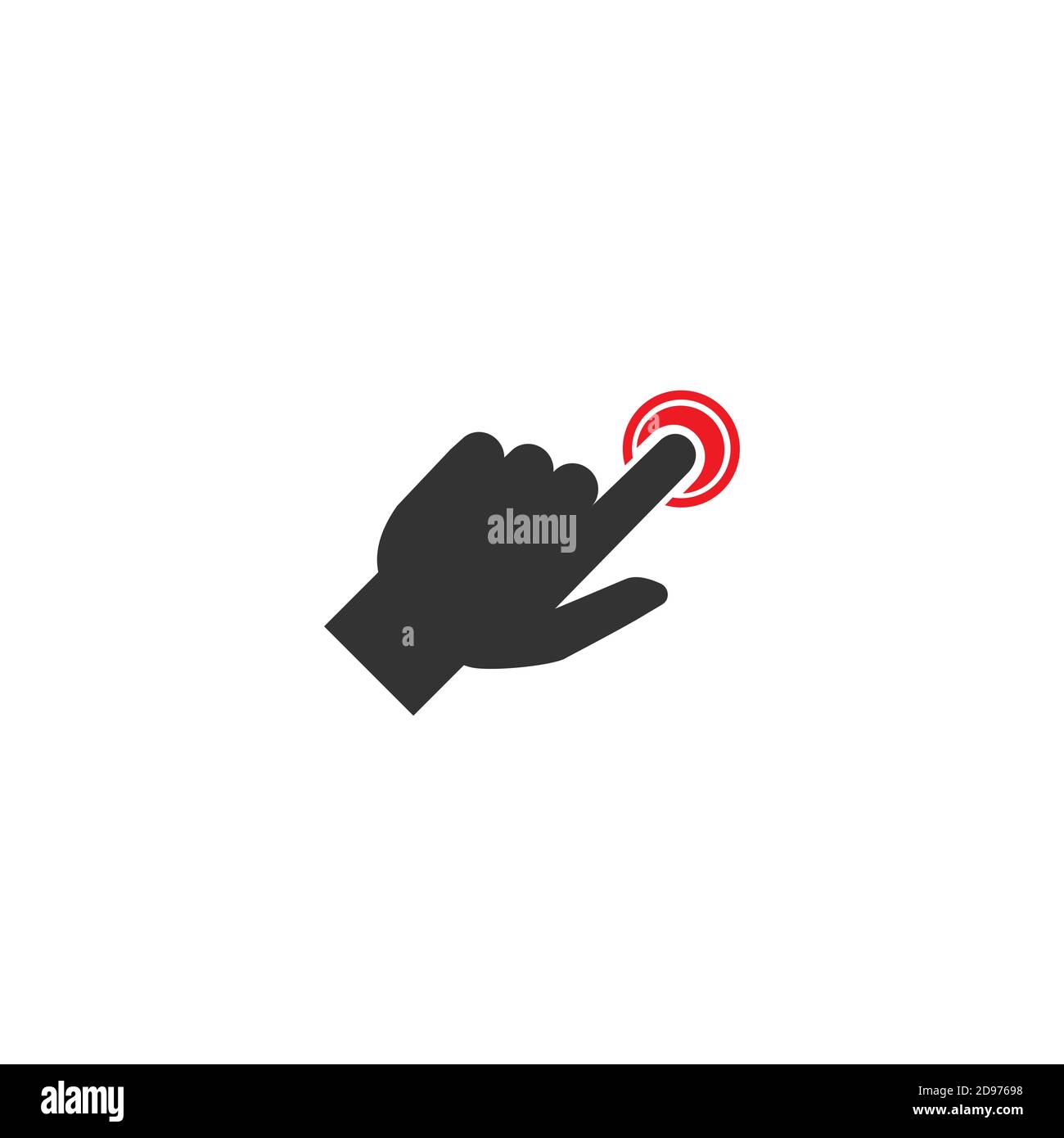 Pointing finger direction sign east Stock Vector Images Alamy