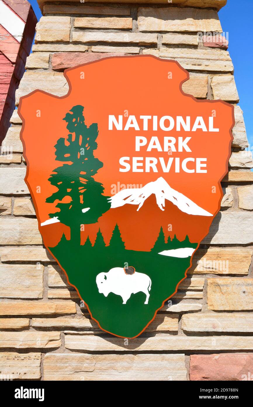 National Park Service badge, Fossil Butte National Monument, U.S